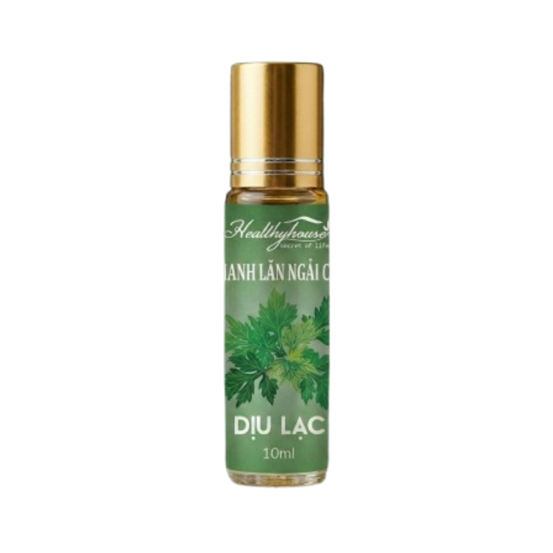 Thanh lăn ngải cứu thảo dược Dịu Lạc hỗ trợ làm ấm cơ thể, thư giãn cơ bắp, giảm đau nhức và lưu thông khí huyết (Thanh lăn 10ml)