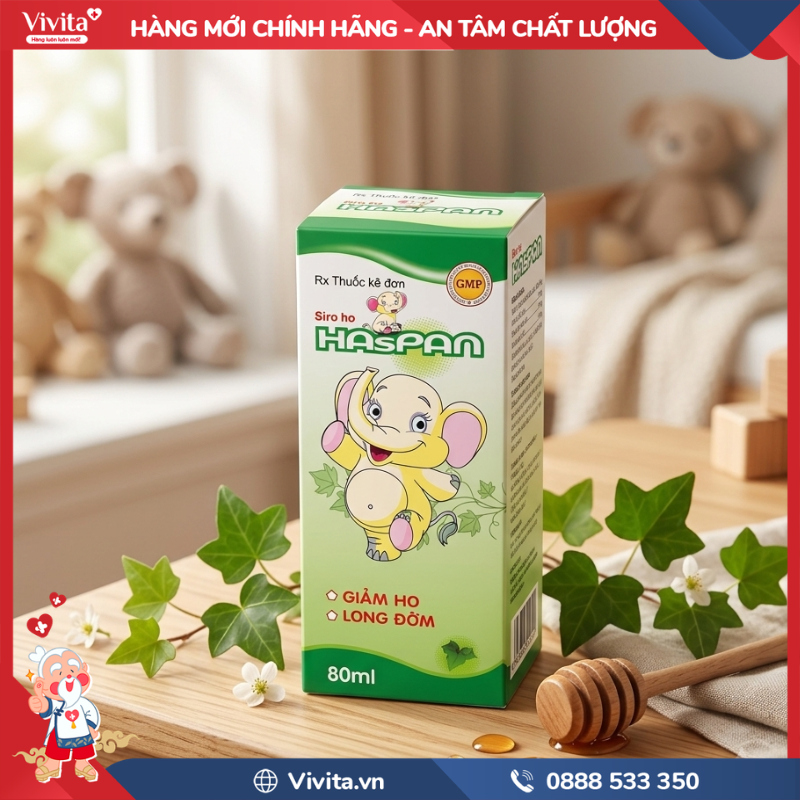Thành phần của Siro ho Haspan 80ml