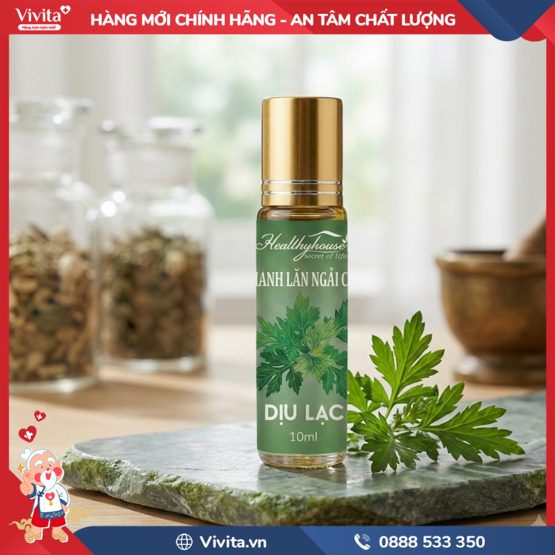 Thành phần của Thanh lăn ngải cứu thảo dược Dịu Lạc