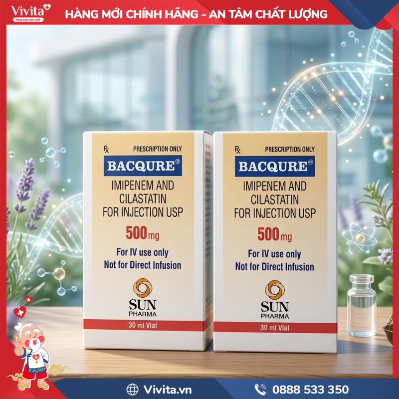 Thành phần của thuốc Bacqure 500mg