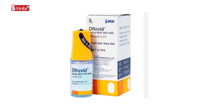 Thuốc nhỏ mắt trị nhiễm khuẩn Oflovid