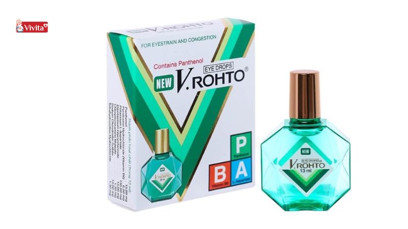 Thuốc nhỏ mắt trị sung huyết kết mạc New V.Rohto
