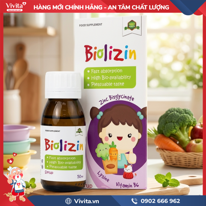 Siro Biolizin 50ml là gì