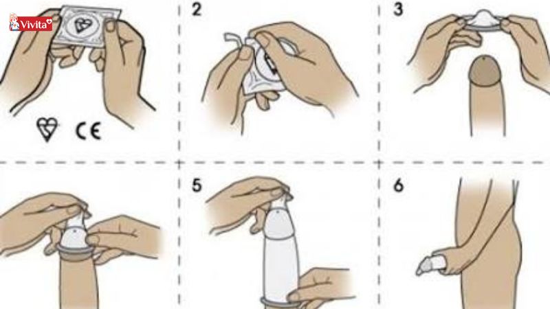 đeo bao cao su đúng cách tránh bị rách tuột