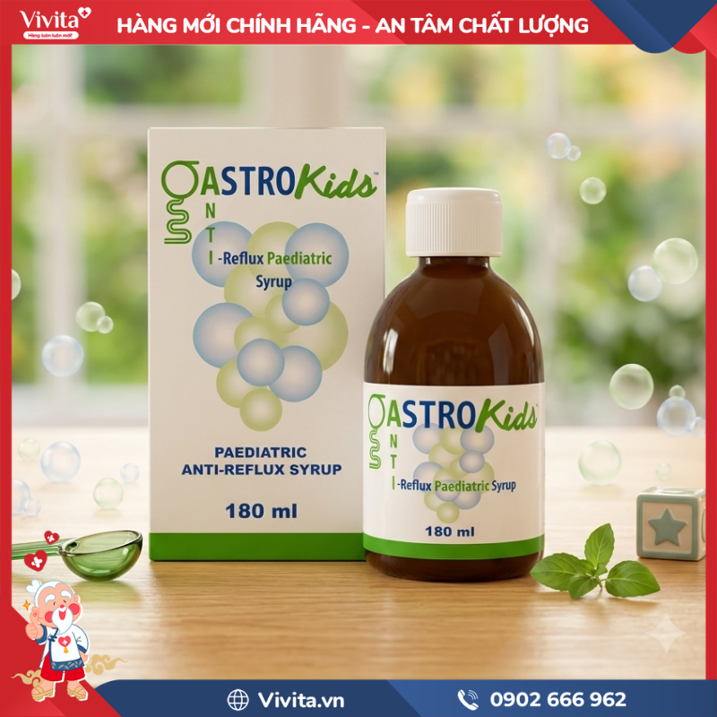 Gastrokids là thiết bị y tế dạng siro uống được sản xuất tại Ý bởi D.M.G Italia S.r.l
