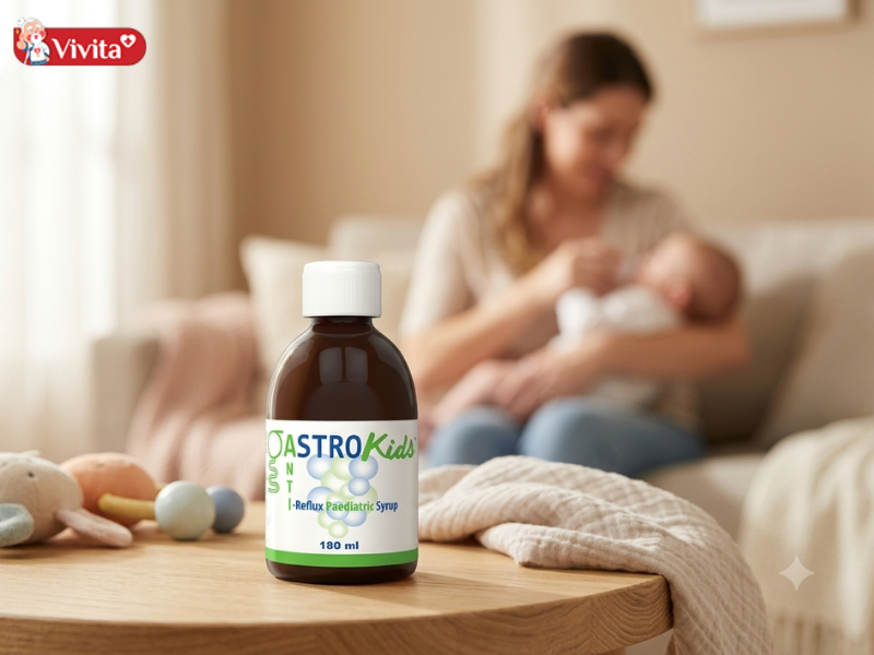 Gastrokids được nhiều phụ huynh lựa chọn nhờ công thức từ Ý, cơ chế tác động cơ học và tính phù hợp với trẻ nhỏ