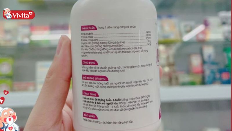 Cần tuân thủ đúng hướng dẫn sử dụng men vi sinh BIOLAC Pro