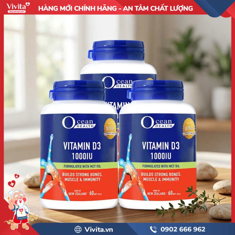 Ocean Health Vitamin D3 1000IU là gì