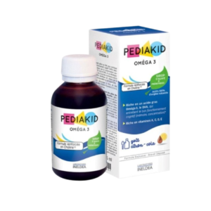 Siro Pediakid Omega 3 của Pháp bổ sung Omega 3, DHA hỗ trợ phát triển não bộ, tăng cường trí nhớ và thị lực cho trẻ (Chai 125ml)