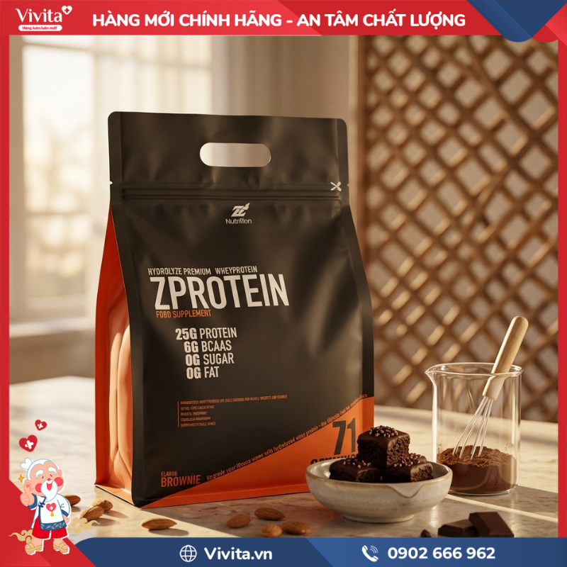 Cách dùng ZProtein Whey Protein Hydrolyzed 5Lbs