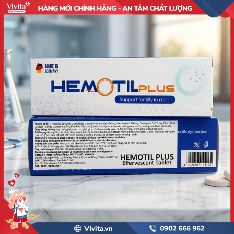 Thành phần của Hemotil Plus