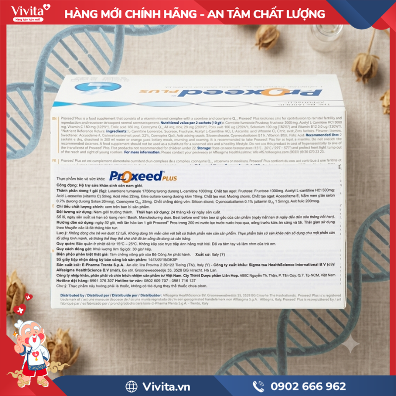 Thành phần của Proxeed Plus