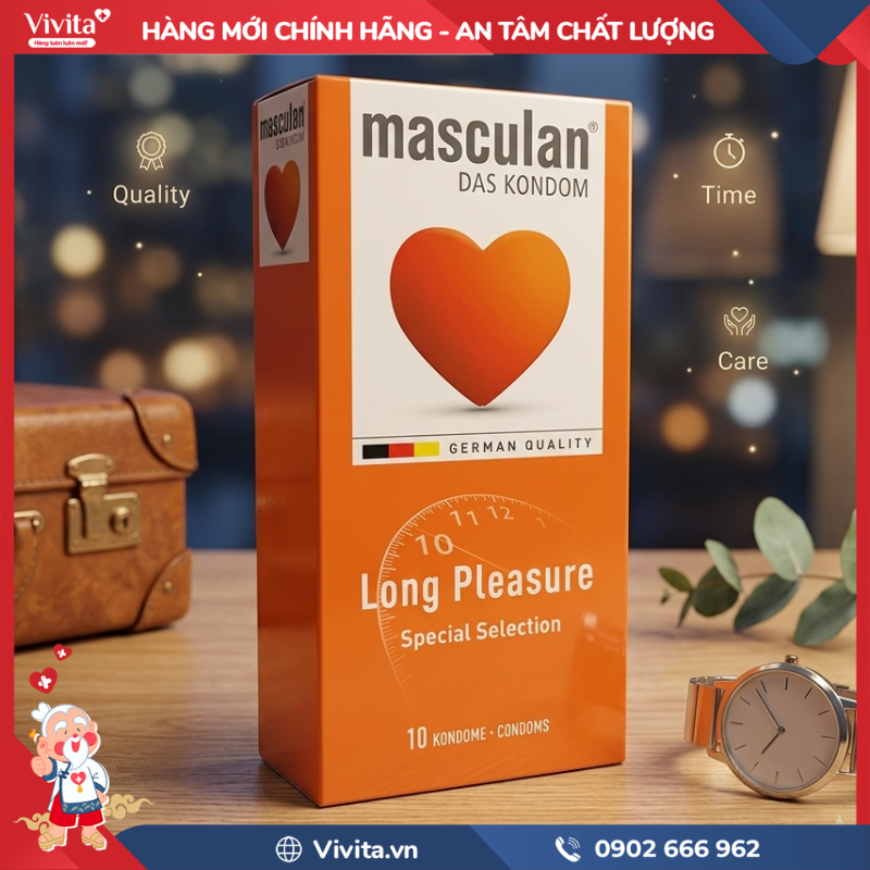 Bao cao su Masculan Long Pleasure là gì