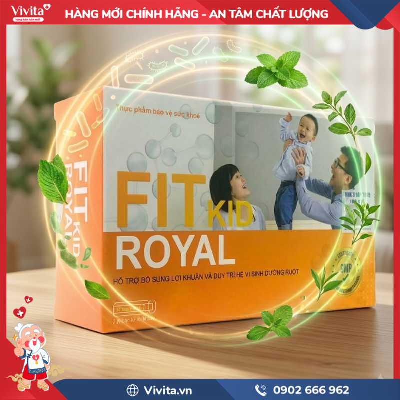 Cách dùng Men tiêu hóa Fit Kid ROYAL