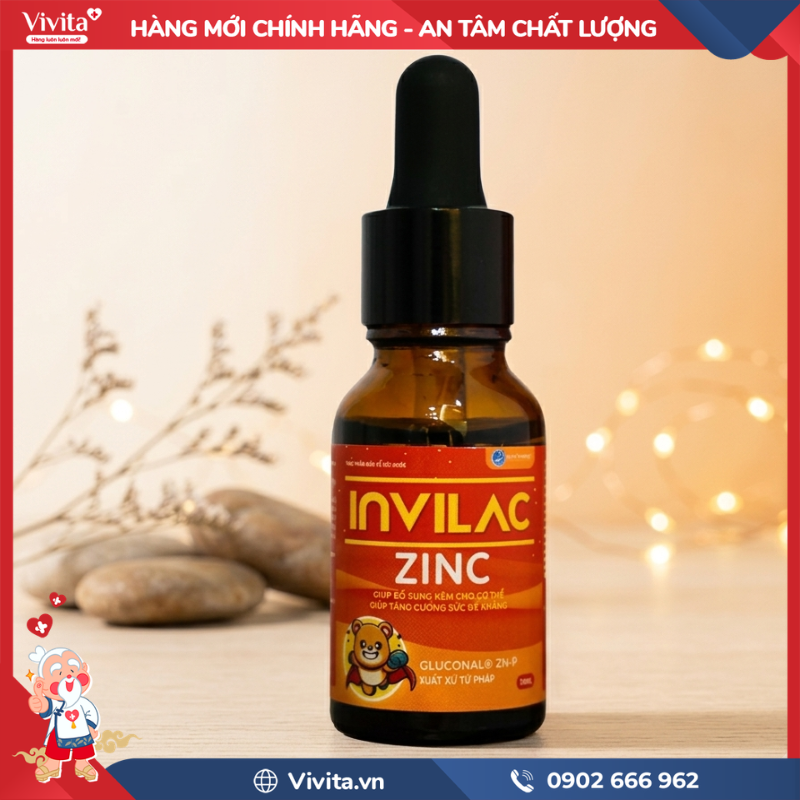 Cách dùng Kẽm Invilac ZinC