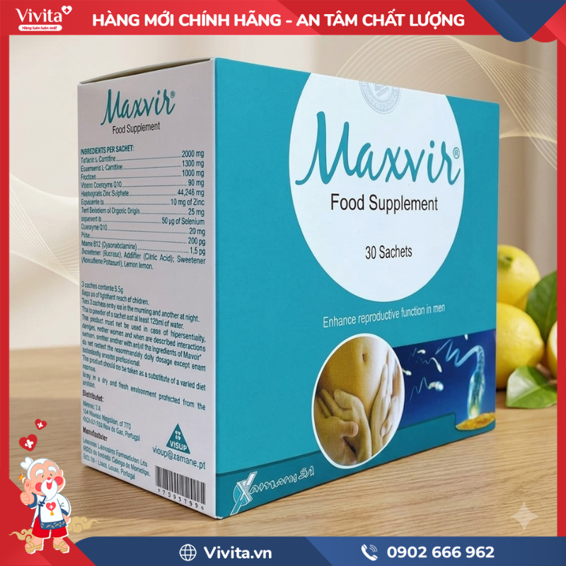Cách dùng của Maxvir Food Supplement