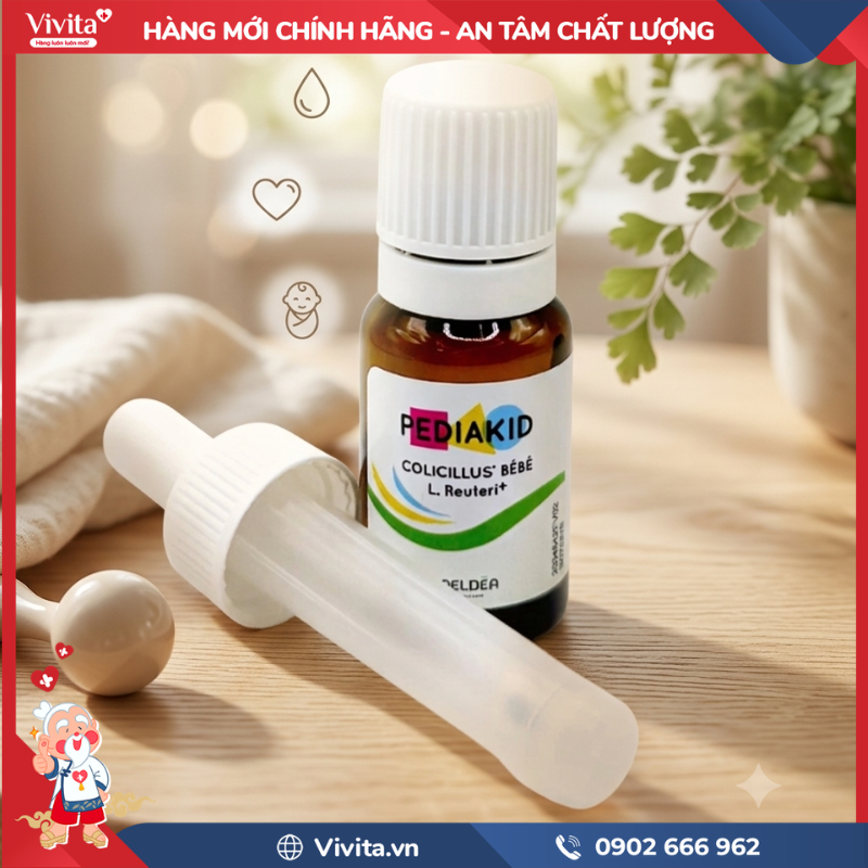 Hướng dẫn sử dụng Pediakid Colicillus Bébé L.Reuteri+