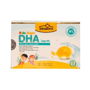 Kids Super DHA Blossom của Úc hỗ trợ bổ sung DHA, phát triển não bộ và thị lực cho trẻ (Hộp 30 viên)