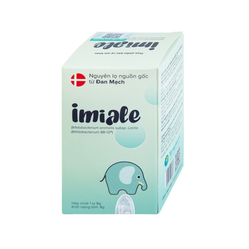 Men vi sinh Imiale của Đan Mạch bổ sung lợi khuẩn, hỗ trợ cân bằng hệ vi sinh đường ruột và tăng cường tiêu hóa (Hộp 1 lọ 8g)