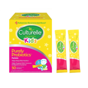 Men vi sinh Purely Probiotics Kids Packets Culturelle của Mỹ bổ sung lợi khuẩn, hỗ trợ tiêu hóa và cân bằng hệ vi sinh đường ruột cho trẻ (Hộp 50 gói)