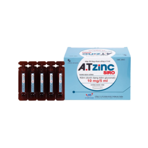 Siro A.Tzinc 10mg/5ml An Thiên bổ sung kẽm, phòng ngừa và điều trị thiếu kẽm (Hộp 30 ống x 5ml)