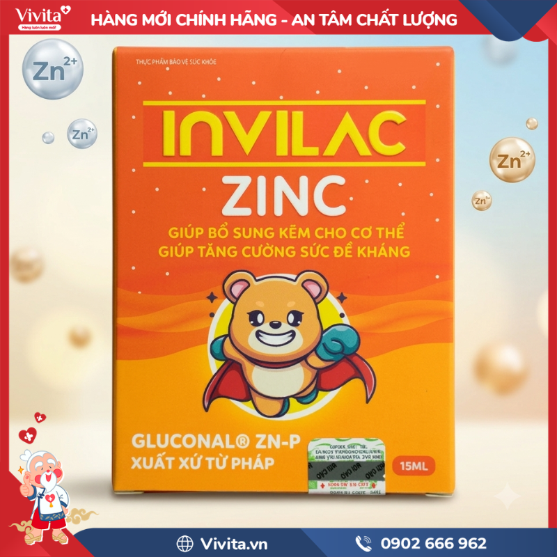 Thành phần của Invilac ZinC