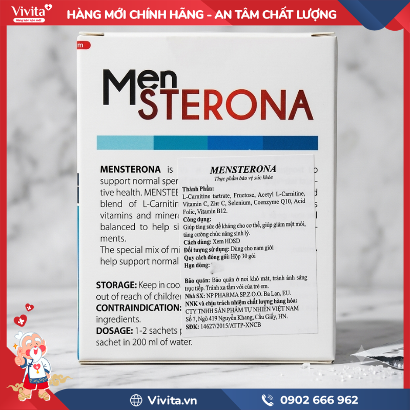 Thành phần của Mensterona