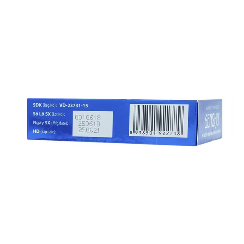 Thuốc Genshu Sagopha hỗ trợ điều trị rối loạn cương, yếu sinh lý (Hộp 3 vỉ x 10 viên)
