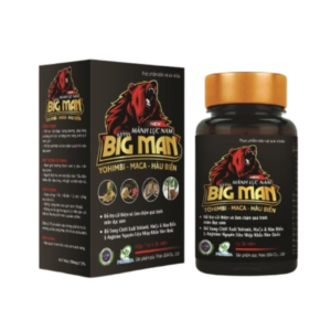 New Mãnh Lực Nam Big Man hỗ trợ bổ thận, tráng dương và chăm sóc sức khỏe sinh lý nam giới (Hộp 36 viên)