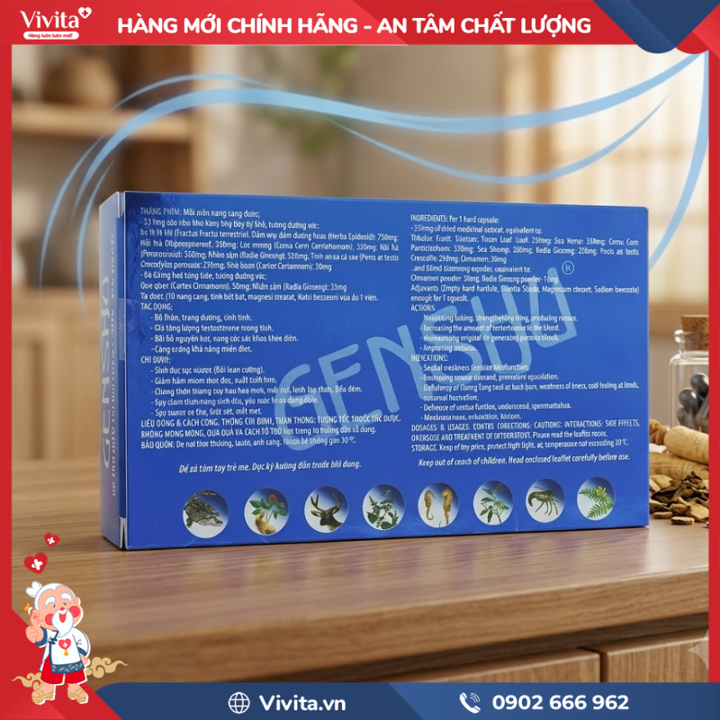 Thành phần của Genshu Sagopha